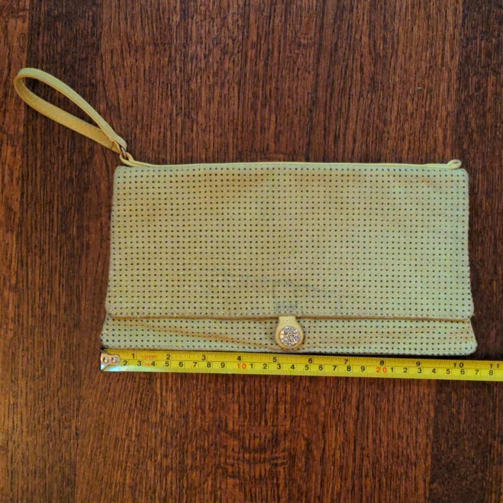 French Quarter Green Clutch